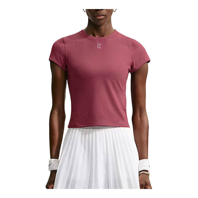 (WMNS) Nike Court Advantage Dri-FIT T-Shirt 'Pink Smoke White' HQ2994-654