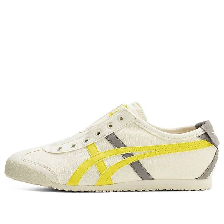 (WMNS) Onitsuka Tiger Mexico 66 Slip-On 'White Yellow Grey' 1182A087-750