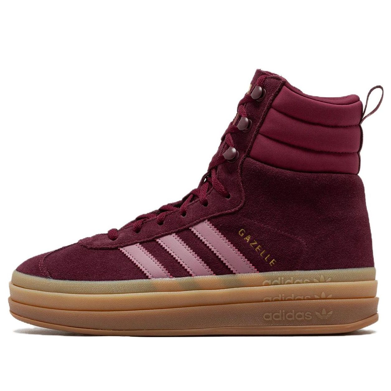 (WMNS) adidas Gazelle Boot 'Maroon Gum' ID6882