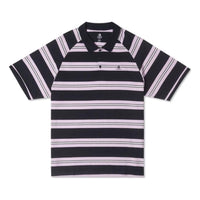 Converse Marquis Striped Short-Sleeve Polo Shirt 'Black' 10026821-A01