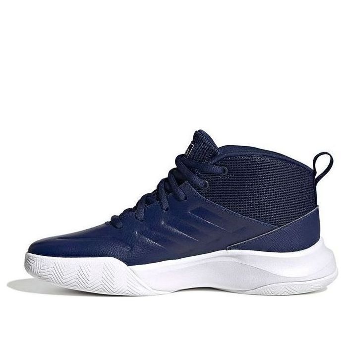(GS) adidas OwnTheGame Wide 'Dark Blue White' EF0307