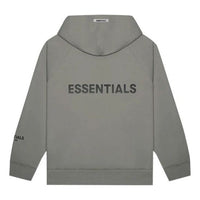 Fear of God Essentials SS20 Full Zip Up Hoodie 'Charcoal' FOG-SS20-422