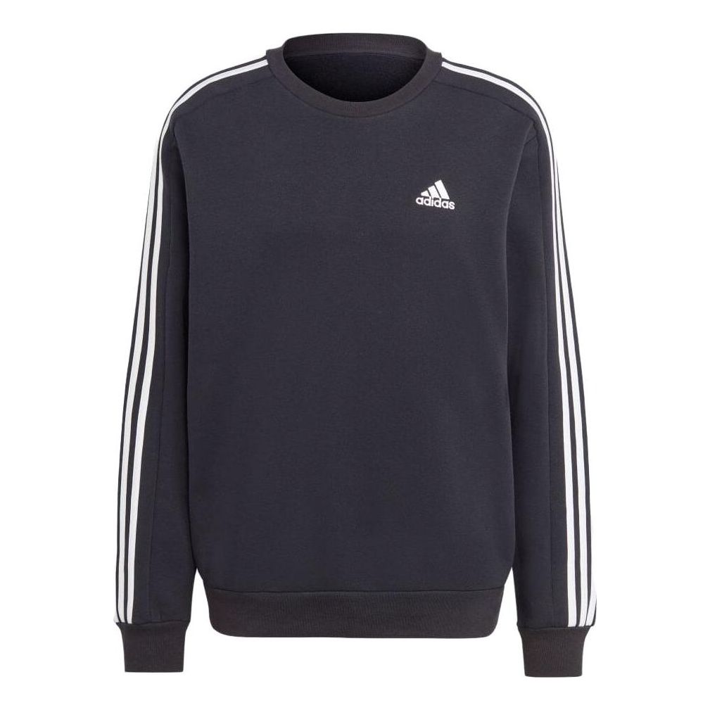 adidas Essentials Fleece 3-Stripes Sweatshirt 'Black' IB4027