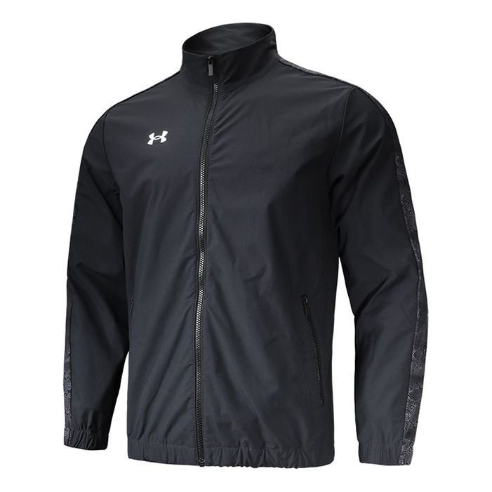 Under Armour Sportstyle Woven Full Zip Jacket 'Black' 22500401-001