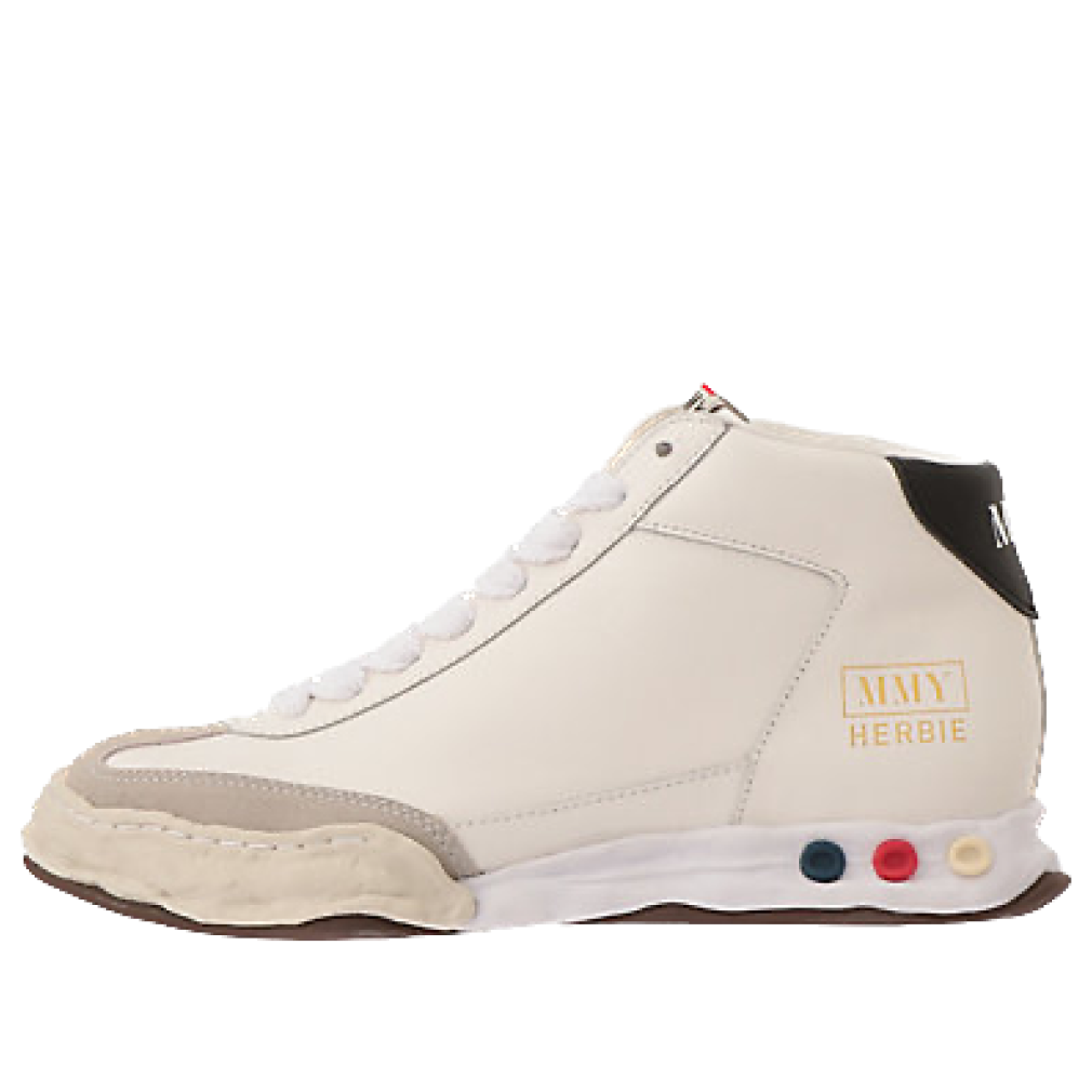 Maison MIHARA YASUHIRO HERBIE OG Sole Leather High-top Sneaker 'White' A09FW701-WHT