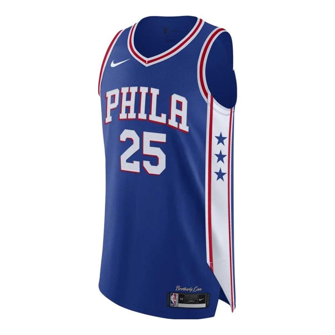 Nike x NBA 76ers Icon Edition 2020 Authentic Jersey 'Ben Simmons 25' CW3457-495