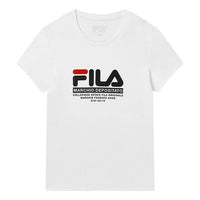(WMNS) FILA Logo Printing Round-neck Tee White F11W928139F-WT