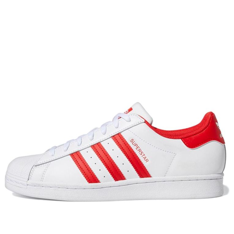 adidas Superstar 'Cloud White Vivid Red' GZ3741