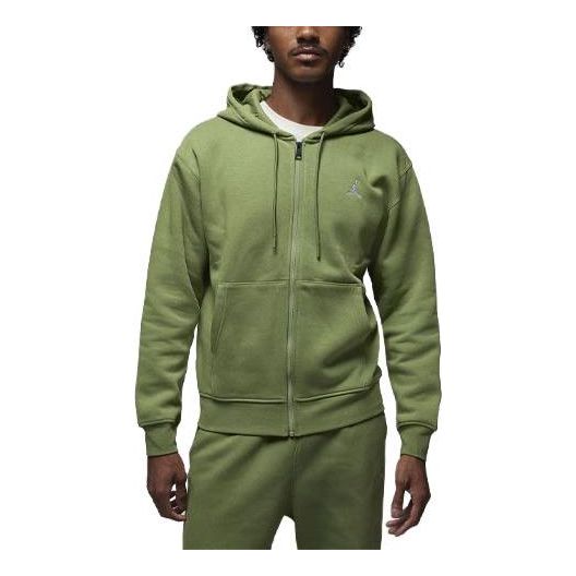 Air Jordan Full-Zip Fleece Hoodie 'Sky J Light Olive' FJ7771-340