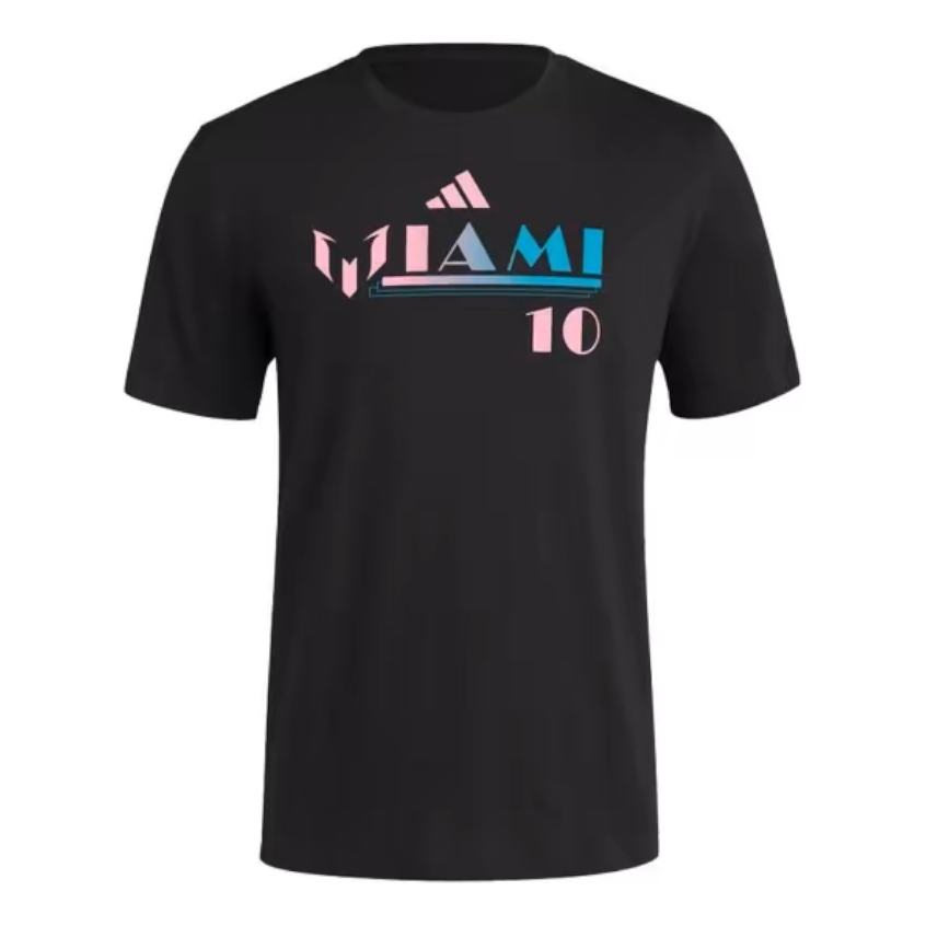 adidas 'M'iami Graphic Tee 'Black' JE9514