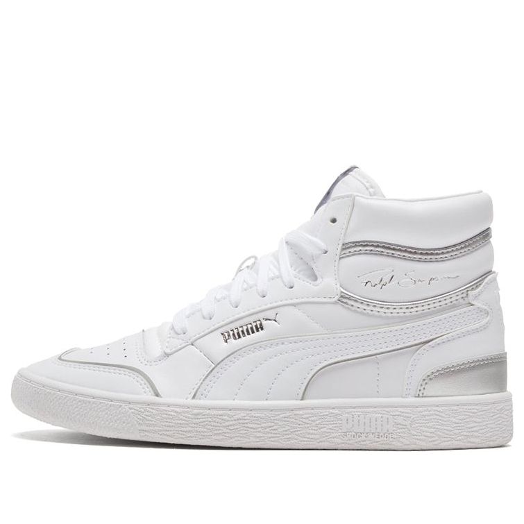 (WMNS) PUMA Ralph Sampson Mid Metal 'White Silver' 374662-01