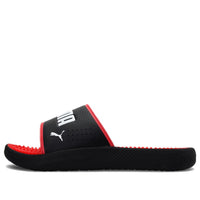 PUMA Softride Slide Massage 'Black White High Risk Red' 383062-03