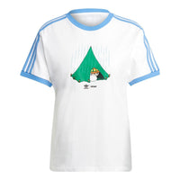 (WMNS) adidas Originals x Moomin 3-Stripe T-Shirt 'White' IB9938