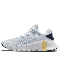 (WMNS) Nike Free Metcon 4 'Pure Platinum Metallic Gold Coin' CZ0596-049