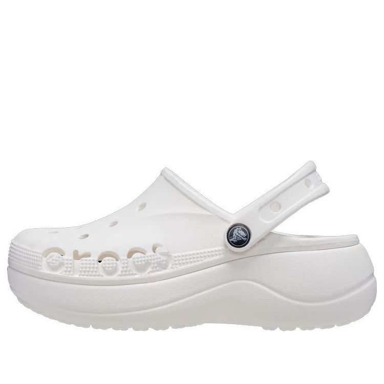 (WMNS) Crocs Classic Baya Platform Slide 'White' 208186-100