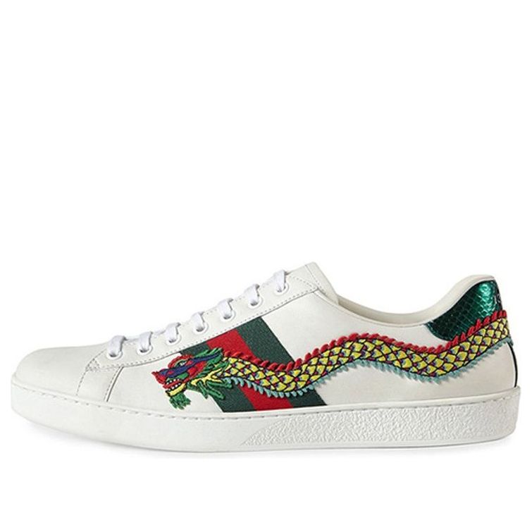 Gucci Ace Embroidered 'Dragon' 473764-A38G0-9064