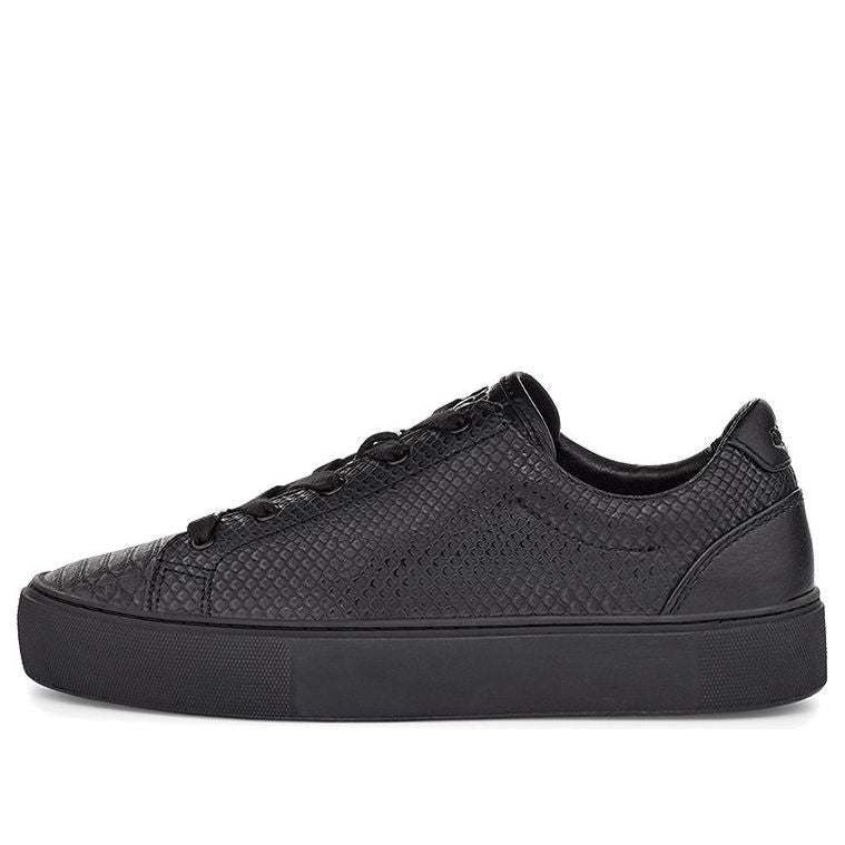 (WMNS) UGG Cakewalk Zilo snake pattern Skateboarding Shoes Black 1109457-BEXT