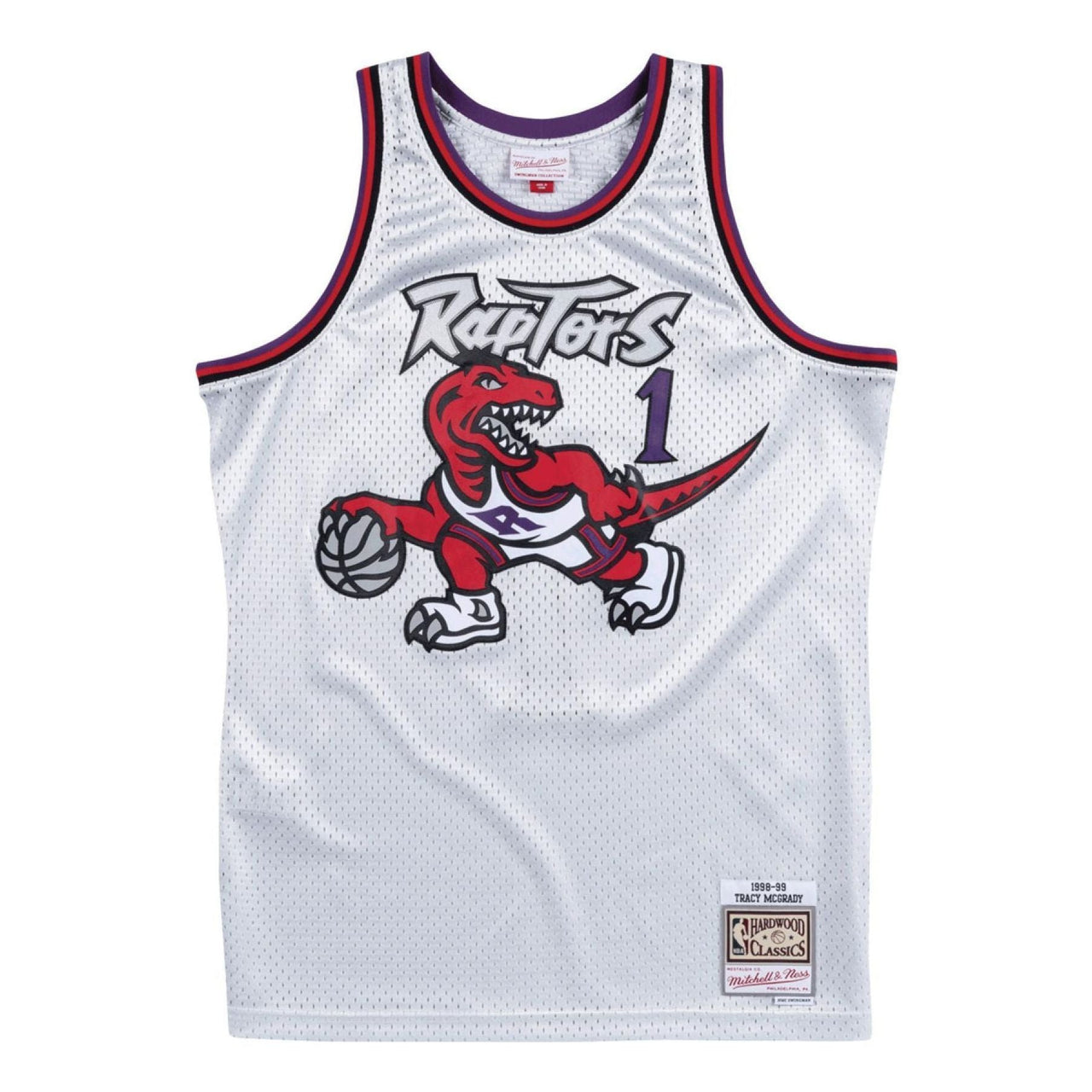 Mitchell & Ness x NBA Toronto Raptors 1998-99 Jersey 'Tracy Mcgrady 1' SMJYNG18476-TRASILV98TMC