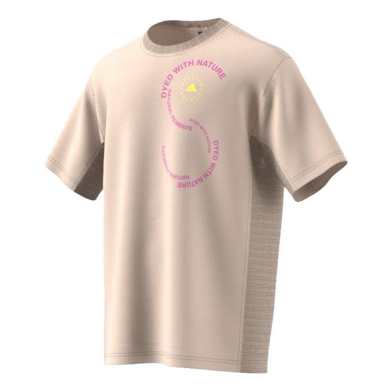 adidas By Stella McCartney Sportswear T-Shirt (gender neutral) 'Beige' IA7709