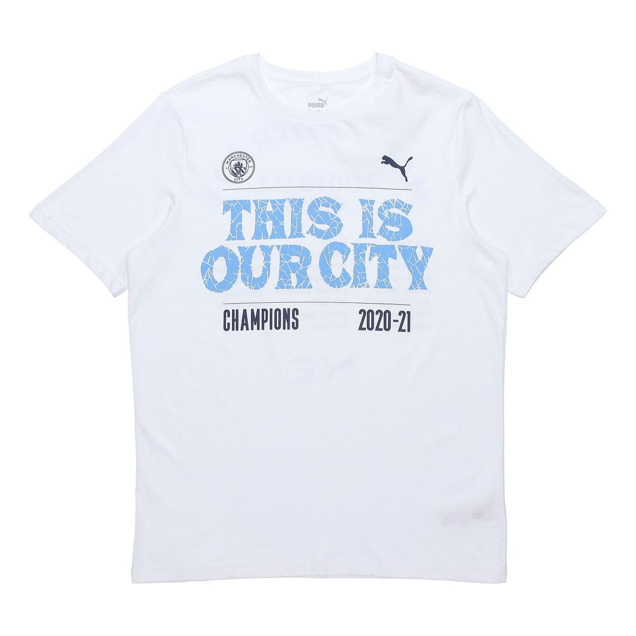 PUMA Manchester City 20/21 Winner T-Shirt 'White' 768843-01