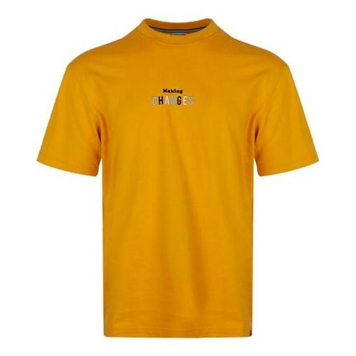 PUMA Printed Short Sleeve TEE Men Gold 597337-25