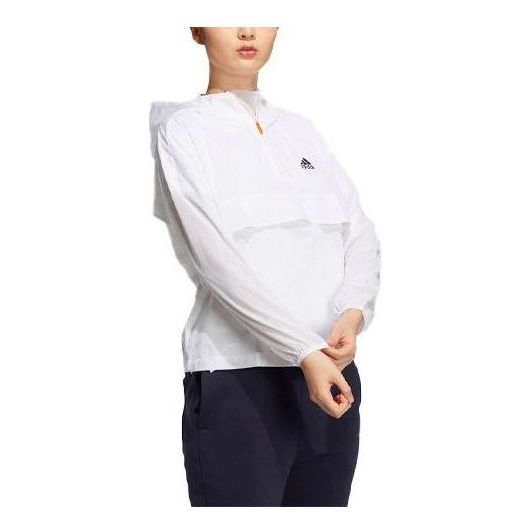 (WMNS) adidas Tech Windbreaker Excite Jackets 'White' GP0658