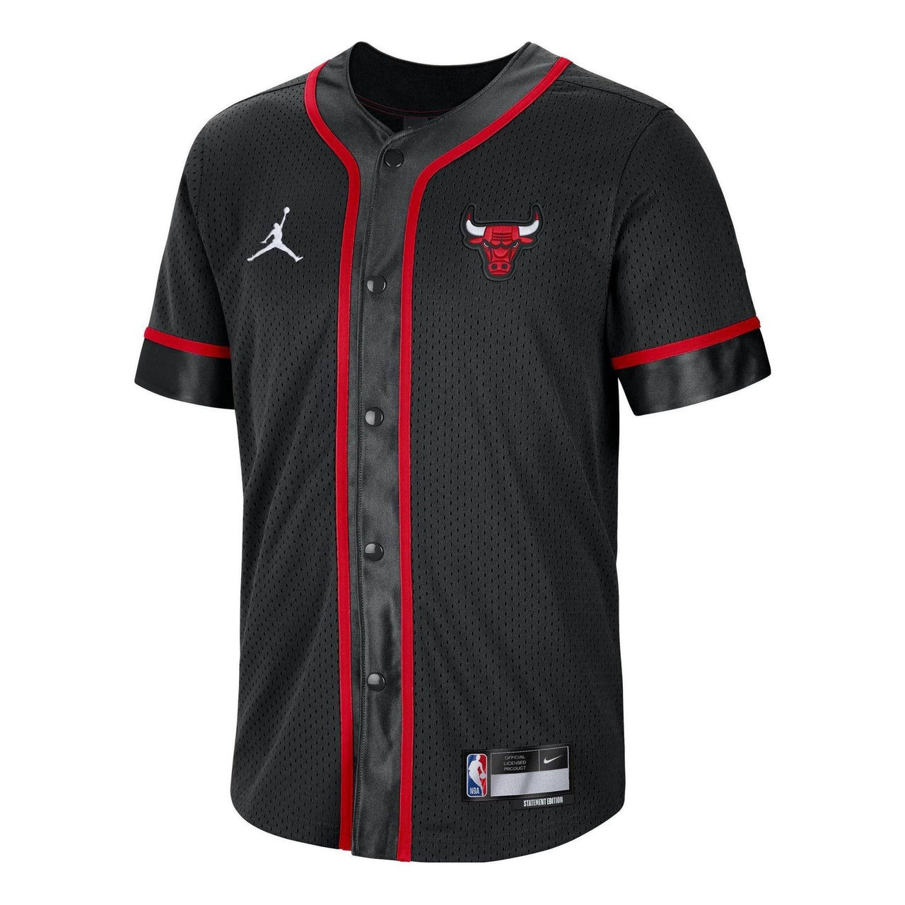 Air Jordan NBA Chicago Bulls Statement Edition Shirt 'Black' DR2405-010