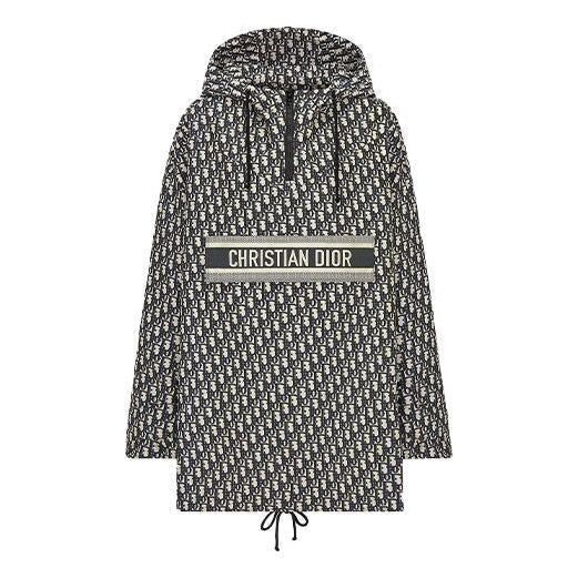 DIOR Mesh Technology Mesh Hooded Jacket For Black 117C10A2970-X5803