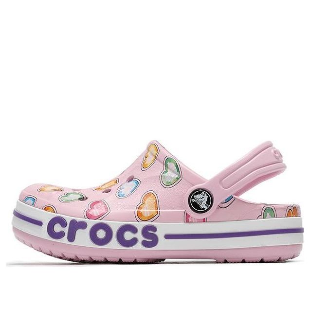 (PS) Crocs Classic Clog Multi-Color Pattern Shoe Pink 207020-6GD