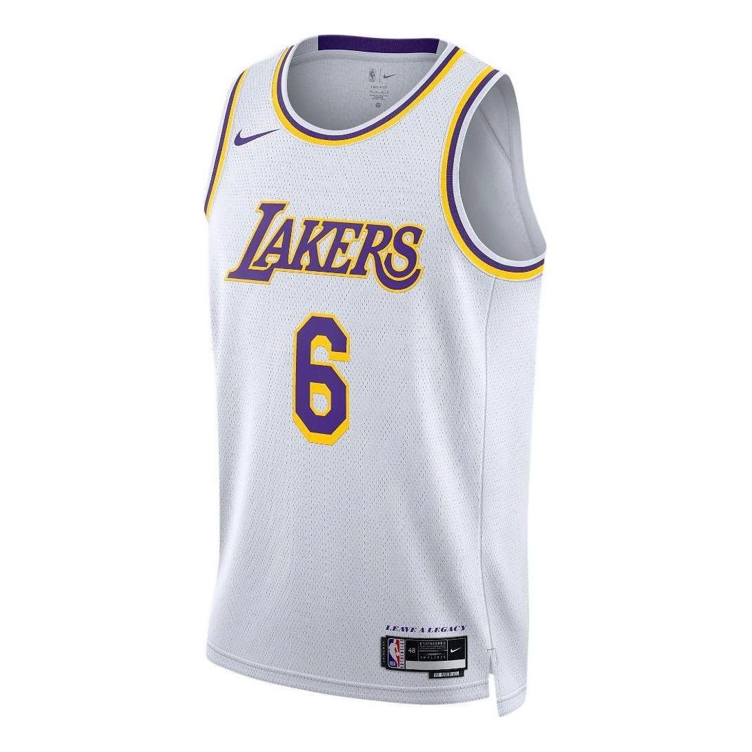 Nike NBA LeBron James Los Angeles Lakers 2022/23 Association Edition Swingman Jersey #6 DN2081-100