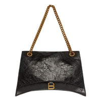 (WMNS) Balenciaga Crush Large Chain Bag 'Black' 716332210IT1000