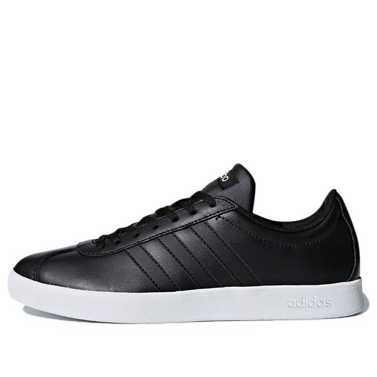 (WMNS) adidas VL Court 2.0 'Black' DB0024