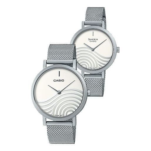 Casio Analog Watch 'Silver White' JLV-C120M-7AUPFK