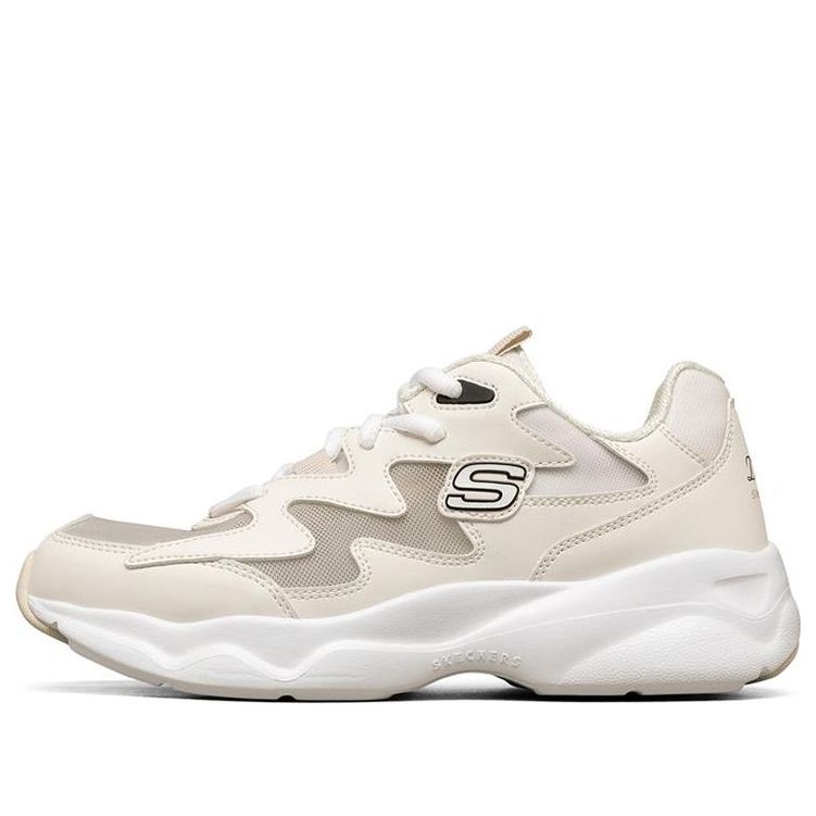(WMNS) Skechers D'Lites Airy Low-Top Running Shoes White 896005-OFWT