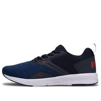 (GS) PUMA Nrgy Comet Low Top Running Shoes Black/Blue/White 190675-14