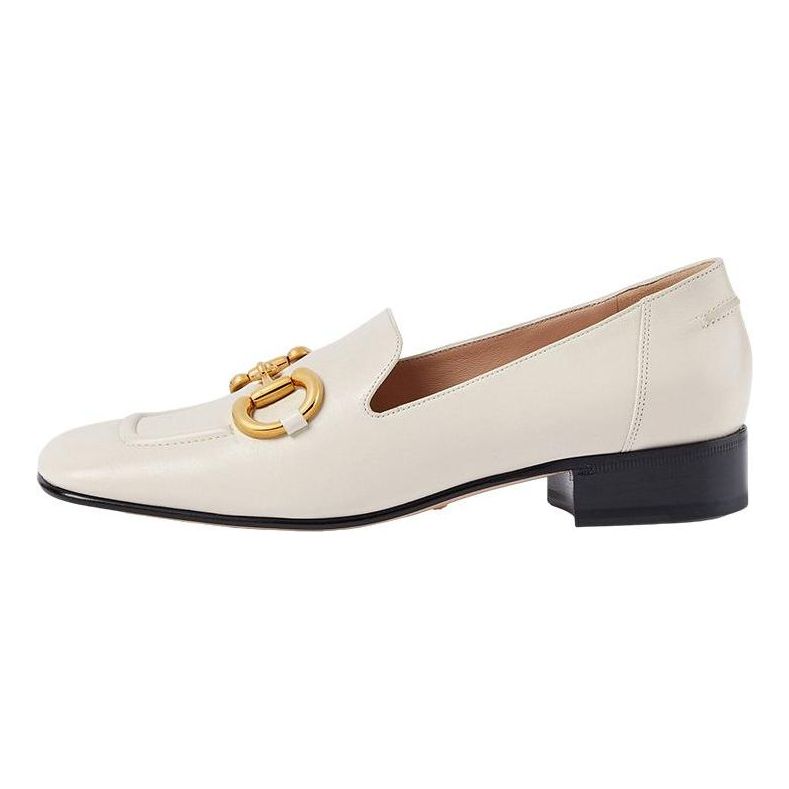 (WMNS) Gucci Loafer with Horsebit 'White' 700064-C9D00-9022