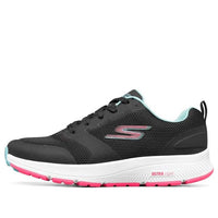 (WMNS) Skechers Go Run Consistent 'Black White Pink' 128076-BKMT