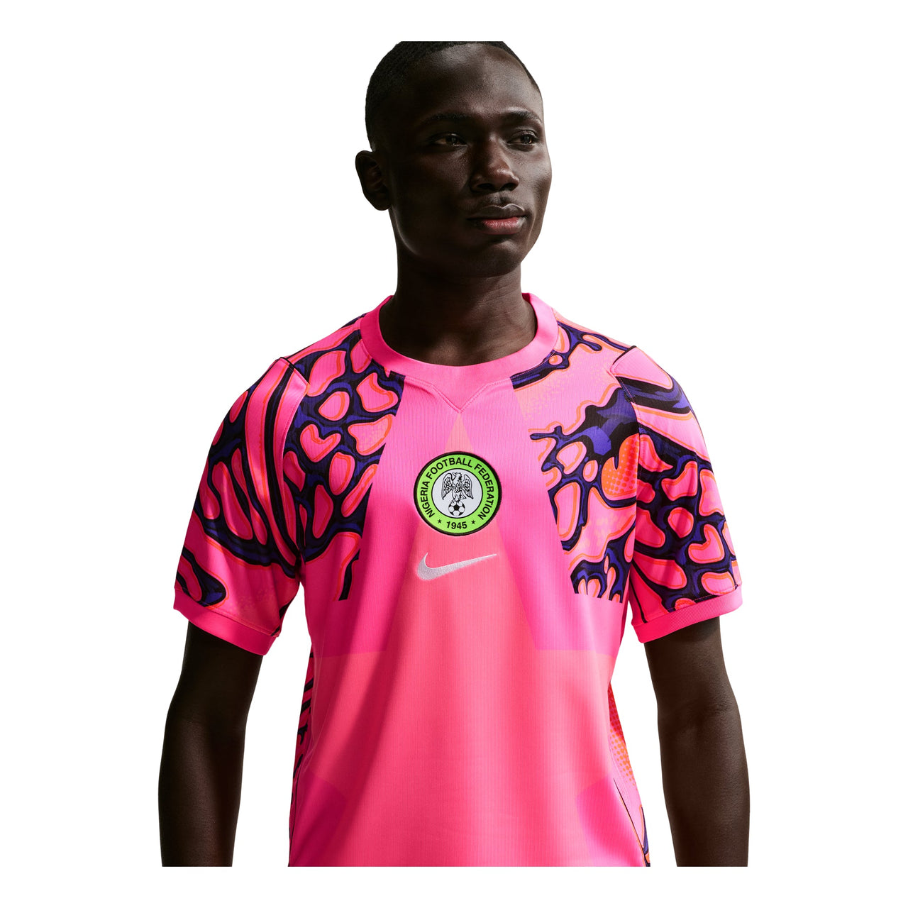 Nike Nigeria 2026 Stadium Goalkeeper Replica Jersey 'Hyper Pink Black White' IB5313-645