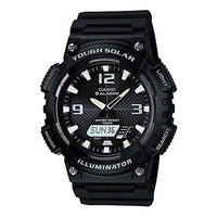 CASIO Sports Solar Powered Mens Black Analog/Digital Combo AQ-S810W-1A
