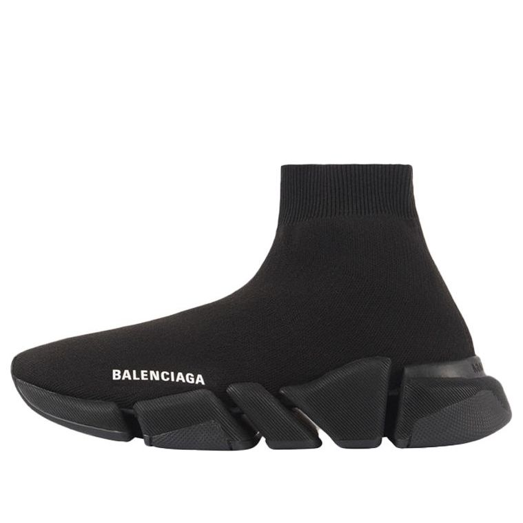 (WMNS) Balenciaga Speed 2 Trainer Knit 'Black' 617196W17011013
