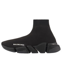 (WMNS) Balenciaga Speed 2 Trainer Knit 'Black' 617196W17011013