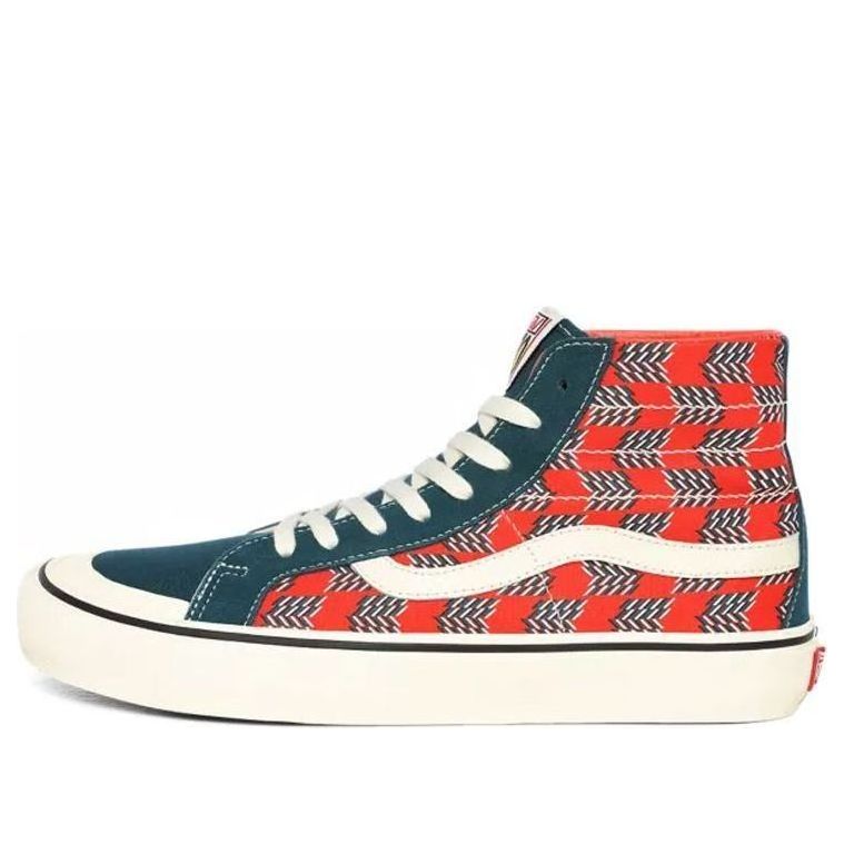 Vans Mod Checkerboard SK8-Hi 138 Decon Sf 'Red Blue' VN0A3MV122N