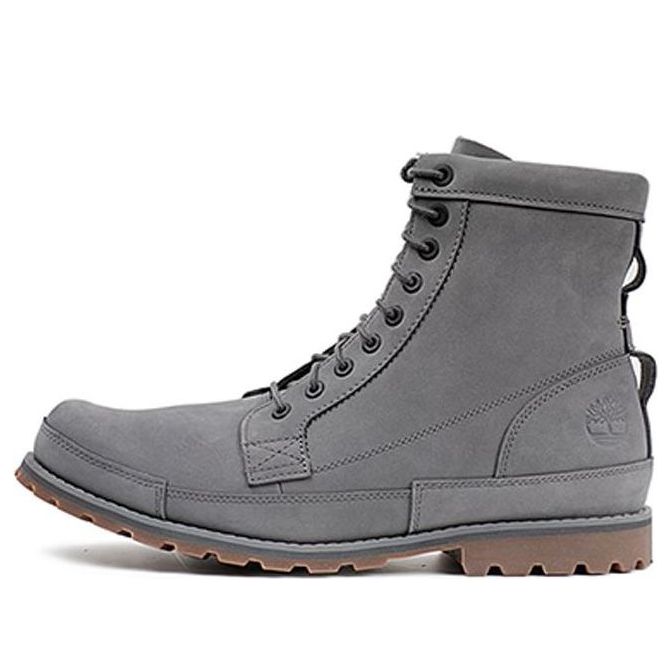 Timberland Earthkeeper Original Leather 6 Inch Wide Fit Boots 'Dark Grey Nubuck' A41C6W