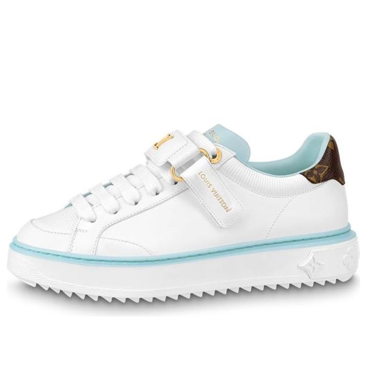 (WMNS) LOUIS VUITTON Time Out Sneakers 'White Blue Brown' 1AB194