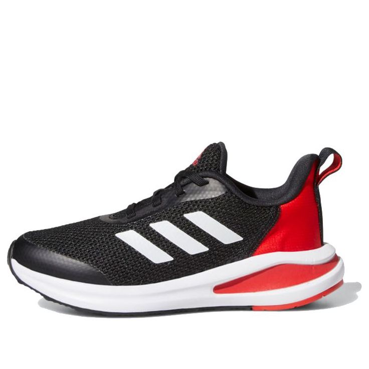 (GS) adidas Fortarun Black/White/Red FY7911