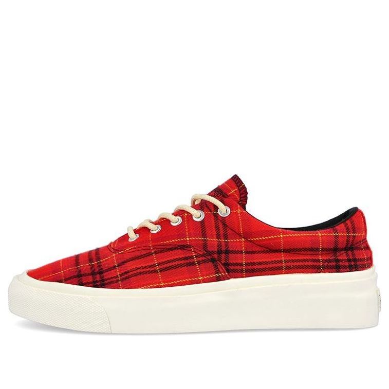 Converse Skid Grip Low 'Twisted Plaid - Haute Red' 169219C