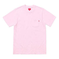 Supreme SS18 Pocket Tee Light Purple Short Sleeve Unisex Pink SS18KN43