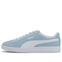 (GS) PUMA Vikky V2 Suede Casual Board Shoes Blue/White 370510-07