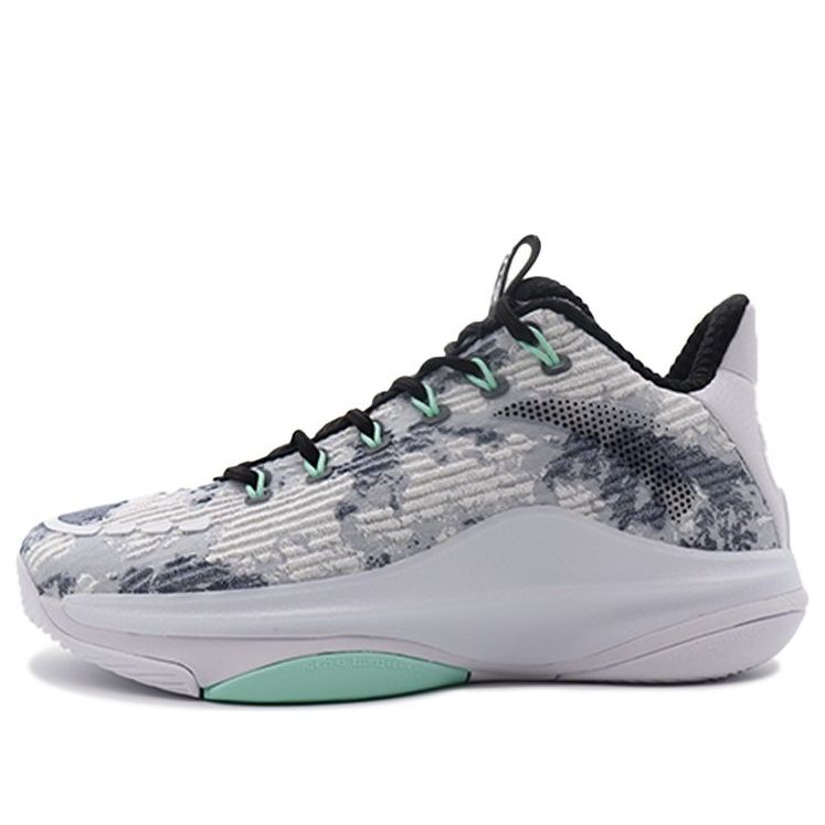 ANTA Frivolous Celestial 5 Basketball Shoes 'White Black Aqua' 112211605-1