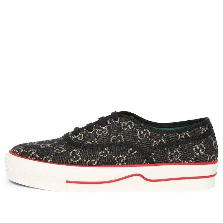 Gucci Tennis 1977 Low 'GG Logo - Black Denim' 655699-UN340-1292